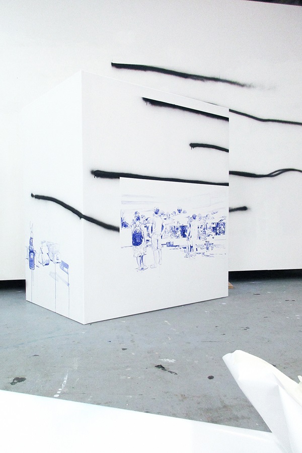 Kunstevolution mit Michael Weißköppel - die Werke, die der Maler in OWL 4 - Gegenspieler ausgestellt hat in ihrer Entstehung